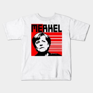 Kanzlerin Angela Merkel 3 Kids T-Shirt